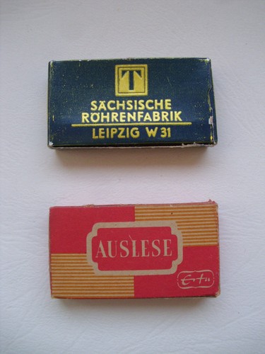 Alte päckchen rasierklingen - päckchen,