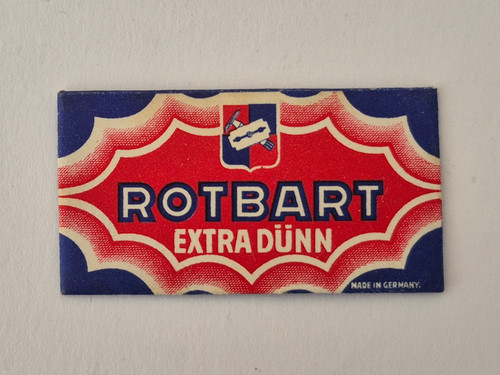Alte rasierklinge rotbart - alte,
