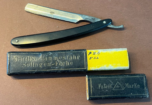 Antik hand rasier messer - hand,
