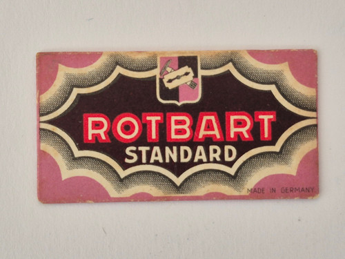 Alte rasierklinge rotbart - rasierklinge,