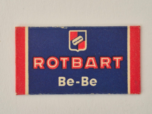 Alte rasierklinge rotbart - rasierklinge,