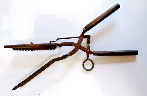 Antiker lockenstab welleneisen - antiker,